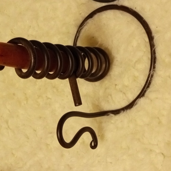 - Pair of Vintage Amish Courting Candle Holders - Picture 5 of 9